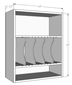 Full cabinet view