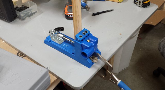 Kreg Jig setup