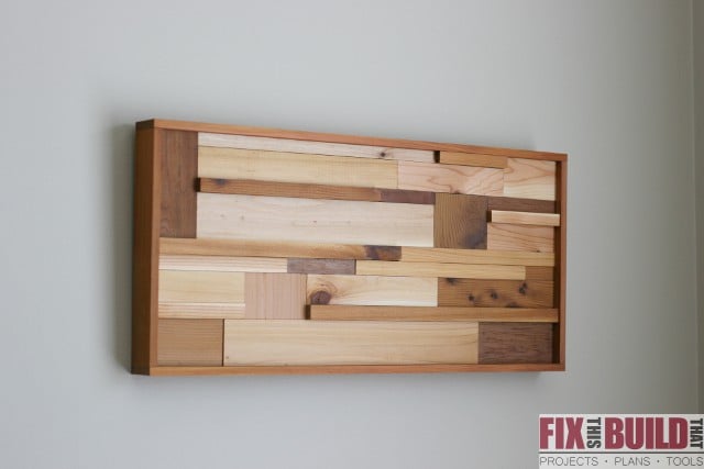 scrap wood wall art