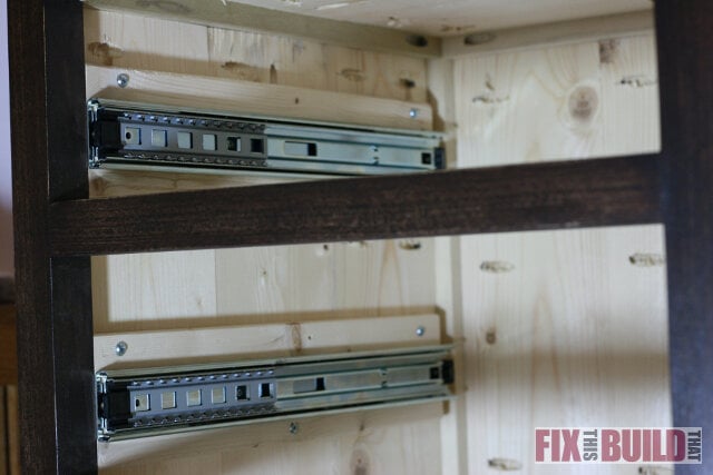 DIY 3 Drawer Slides