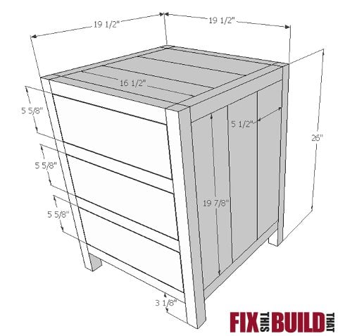 DIY Nightstand Plans