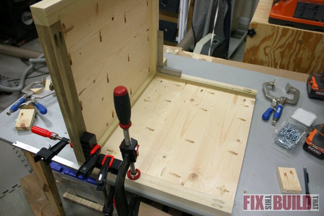 DIY 3 drawer nightstand