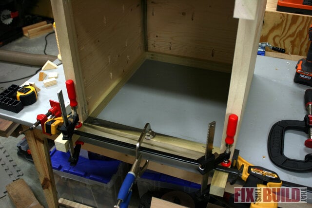 DIY 3 drawer nightstand