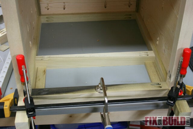 DIY 3 drawer nightstand
