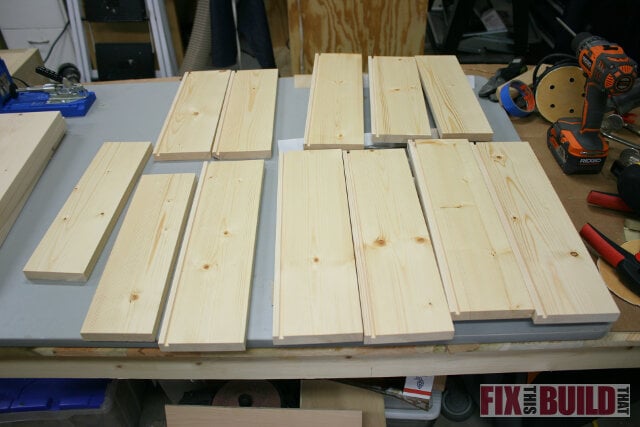 DIY 3 drawer nightstand