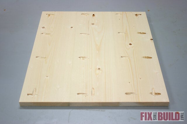 DIY nightstand panel pocket hole joinery