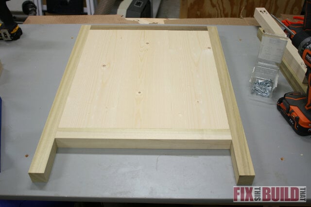 DIY 3 drawer nightstand