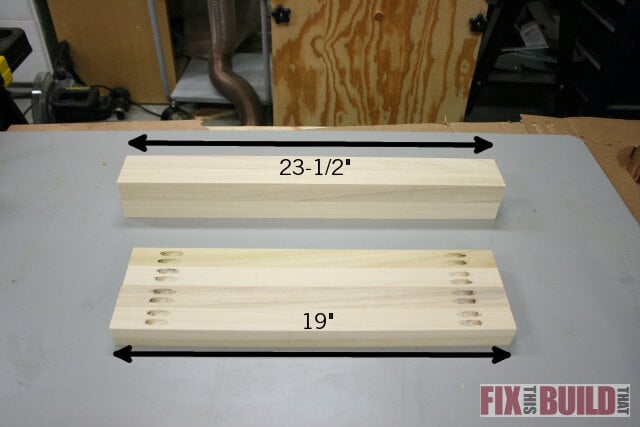reclaimed side table legs