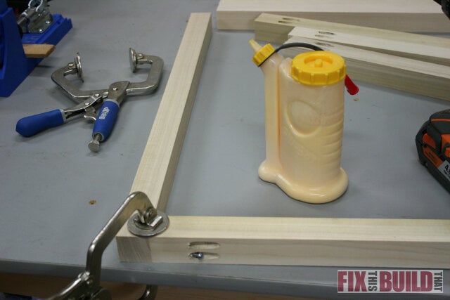 pocket hole joinery reclaimed table