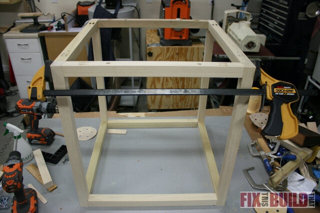 assemble reclaimed side table