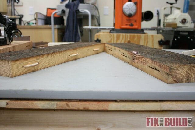reclaimed biscuit joints