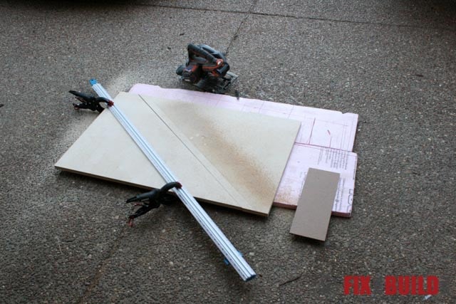 mobile miter saw station sheet goods