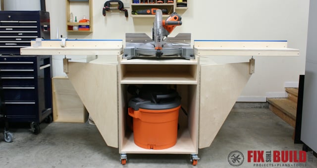 Miter Saw Workstation Plans