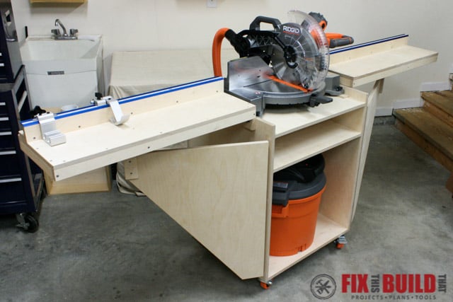 Mobile Miter Saw Station-53