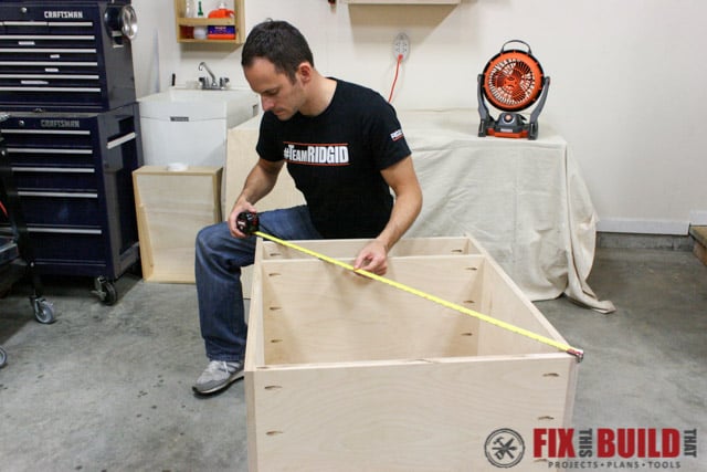 mobile miter saw stand square check