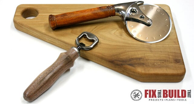 Pizza Cutter Bottle Opener Kit