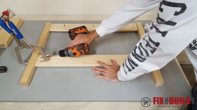 DIY Kids Workbench Front Legs