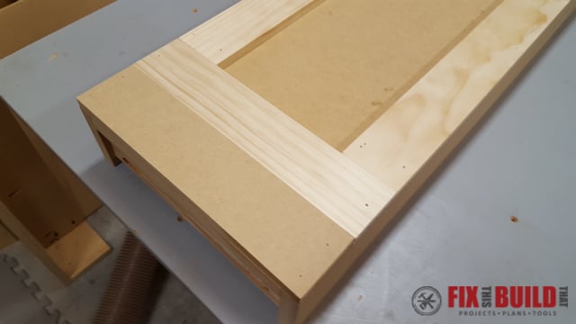 DIY Fireplace Surround and Mantel-32