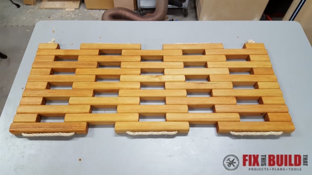 DIY Wooden Doormat-15