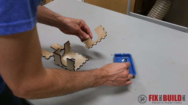 Custom Laser Wood Coaster Set-35