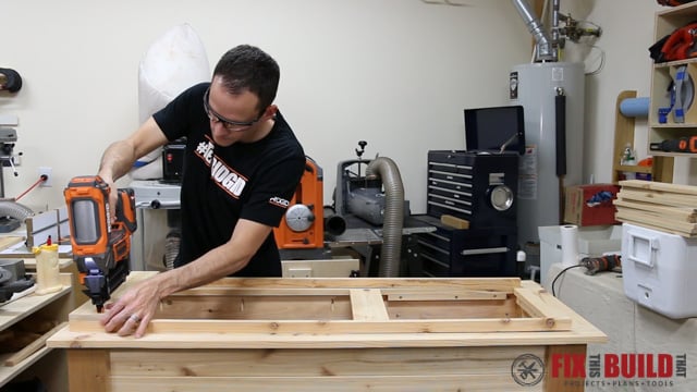 outdoor cooler table top assembly