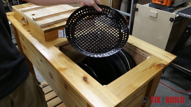DIY Patio Cooler Grill Cart-51