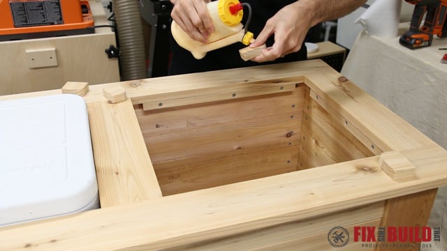 Grill cart storage