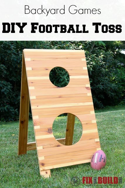 DIY Football Toss Game Plans