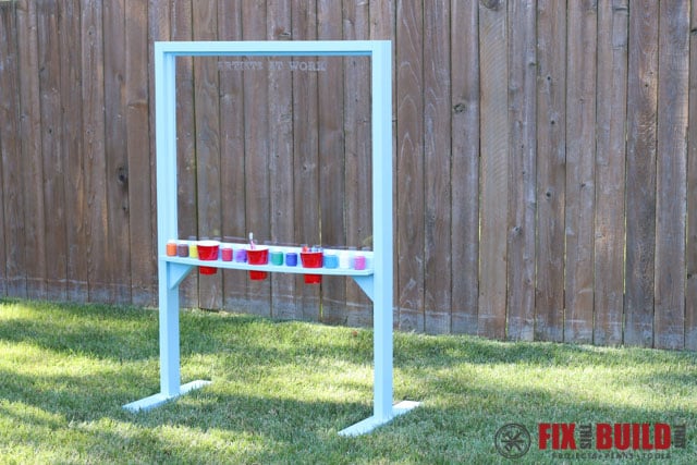 DIY Kids Outdoor Acrylic Easel-101