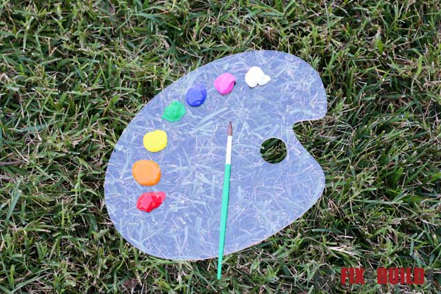 DIY Kids Outdoor Acrylic Easel-104