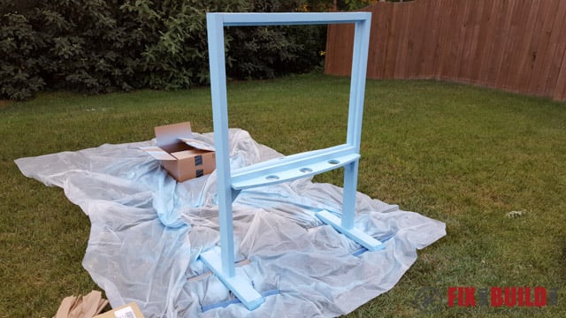 DIY Kids Outdoor Acrylic Easel-33