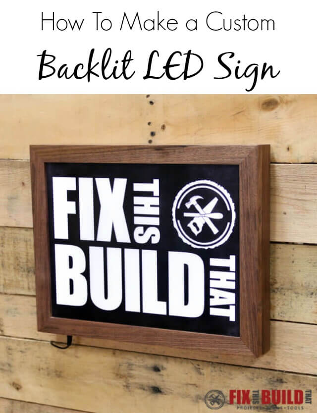 How to Make a DIY LED Sign
