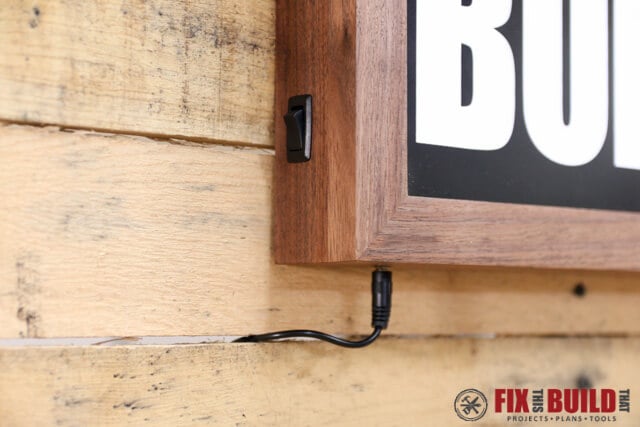 Electronics wiring for LED sign