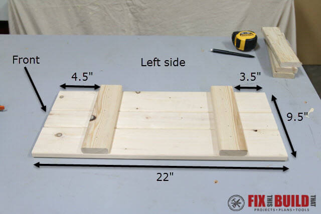 rustic wheelbarrow dimensions