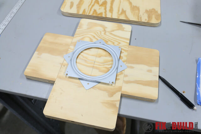DIY Spray Booth Turntable-10