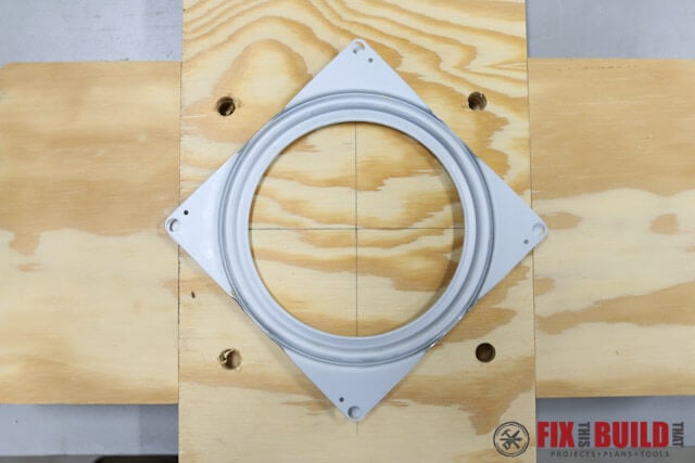 DIY Spray Booth Turntable-15