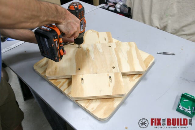 DIY Spray Booth Turntable-18