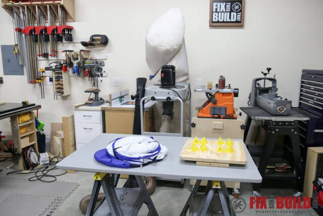 DIY Spray Booth Turntable-20