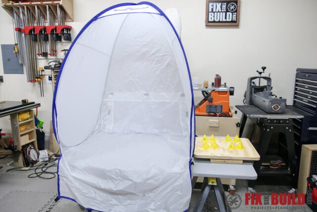 DIY Spray Booth Turntable-21