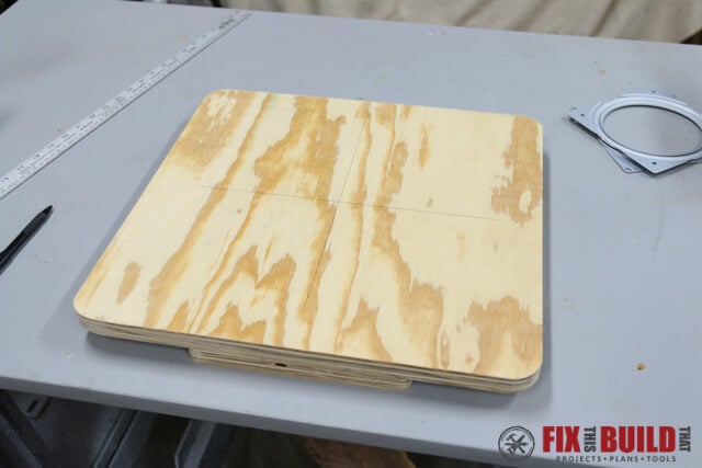 DIY Spray Booth Turntable-32