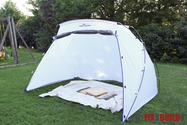 HomeRight Spray Shelter Setup