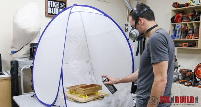DIY Spray Booth Turntable