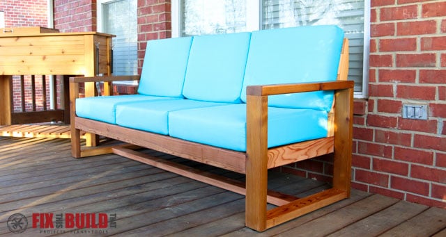 DIY Outdoor Modern Sofa