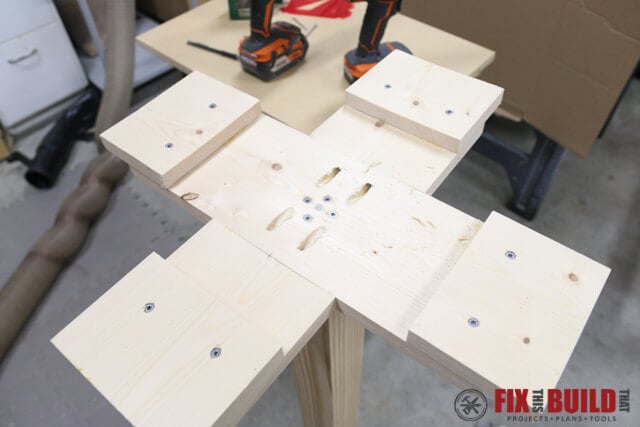 attaching post to base