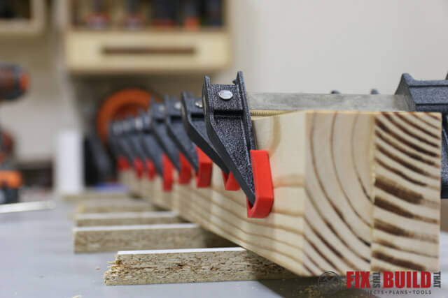gluing up a 4x4 post