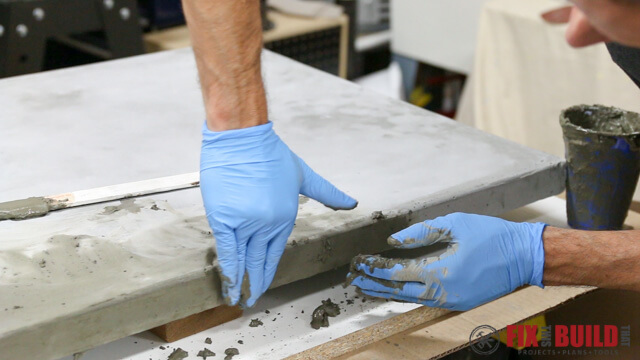 filling concrete void holes