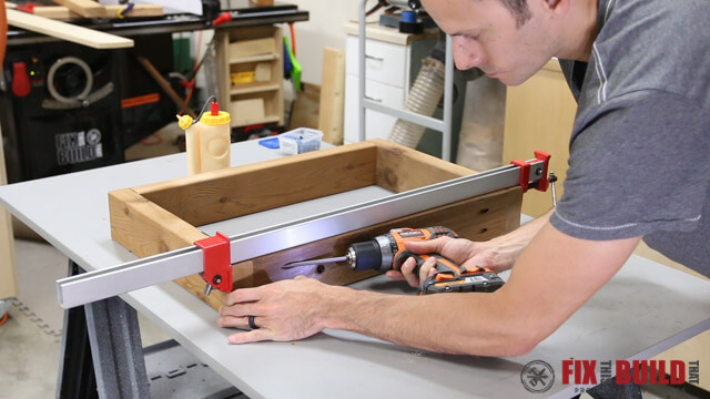 making side for concrete outdoor coffee table