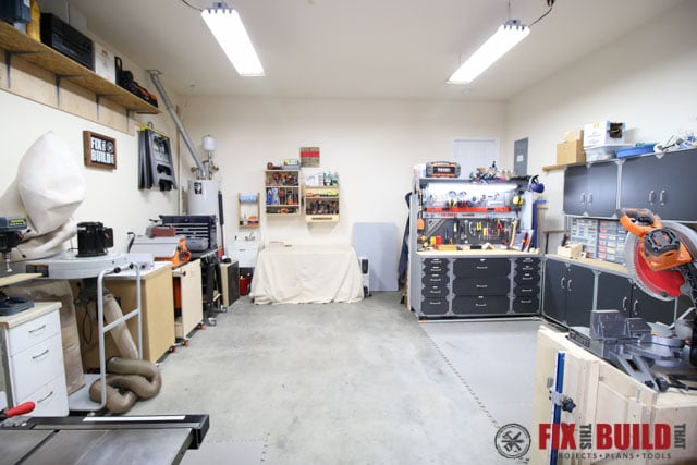Total woodshop view