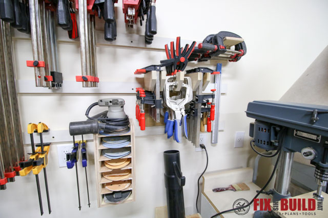 small clamp storage rack
