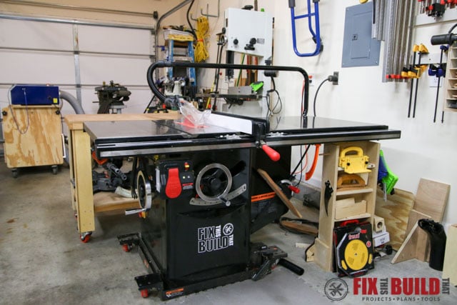 sawstop 5hp industrial tablesaw